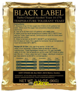 Prestige Black Label drojdie turbo 90g 021